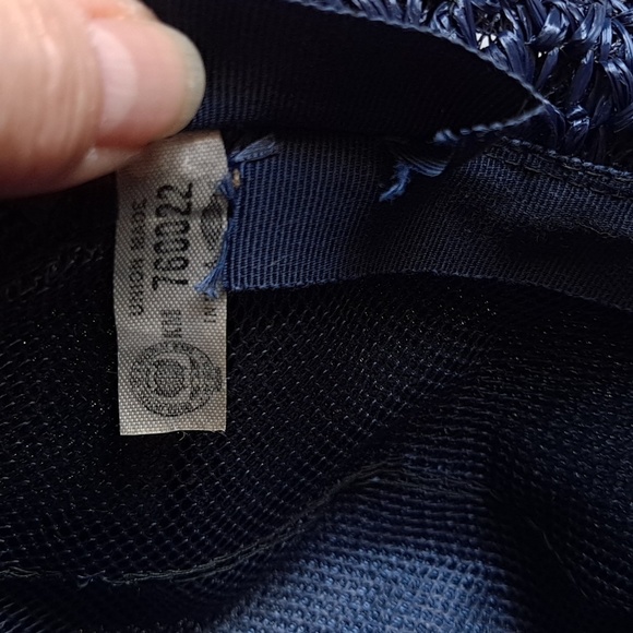 Vintage Faux Straw Hat - Picture 7 of 9